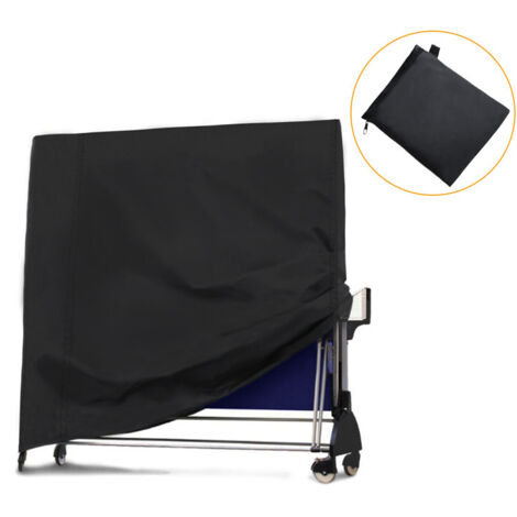 Housse protectrice, Couverture pour Table de ping-Pong en Tissu Oxford 165 x 70 x 185 cm Résistant à l'eau et aux Rayons UV. A (1/5)