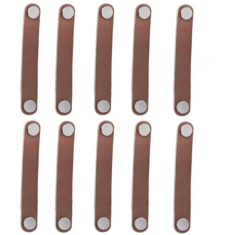 LangRay 10 pièces 128mm rétro en cuir tiroir poignées de porte / boutons / poignées / pour armoire penderie porte-documents valise armoire à vin bote en bois bote cadeau bote à chaussures matériel de (1/5)