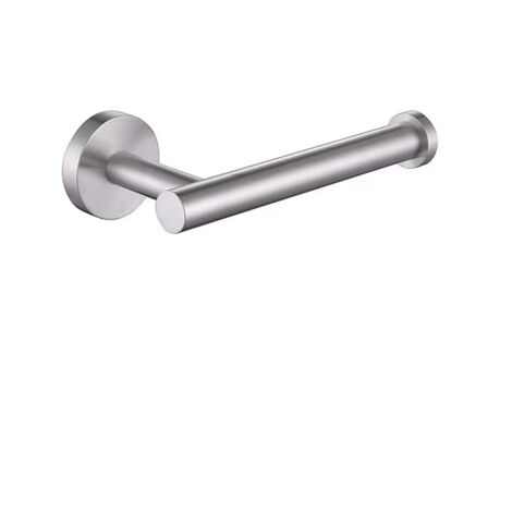 Porte papier toilette mural Porte papier toilette en acier inoxydable 304 finition polie, Argent (1/3)