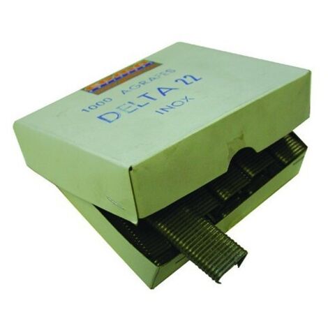 Agrafes DELTA 22 inox x 1000 EDMA (1/4)