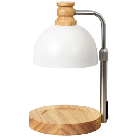 Lampe d'aromathérapie à intensité variable, lampe à cire fondante, adaptée à la maison, au bureau, à la chambre à coucher, bougie chaude (1/4)