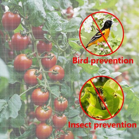 Filet Arbre Fruitier,Filet de Protection Fruitier,3 Pièces Sac de Plantes avec Cordon de Serrage,Anti-Insectes Couverture,Maille Fine Maille pour la Protection des Légumes et Fruits 150X100CM (1/5)