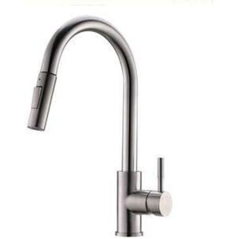 Robinet Cuisine Douchette, Mitigeur Cuisine avec Douchette Extractible,Rotatif À 360° Pour Cuisine (1/4)