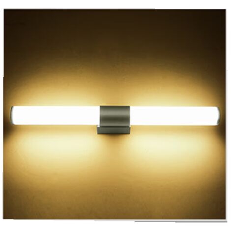 Lampe pour Miroir de salle de bain - 12W LED Applique Salle de bain 25CM, Blanc chaud 3000K, Éclairage Mural Étanche IP44, Luminaire Salle de bain (1/5)