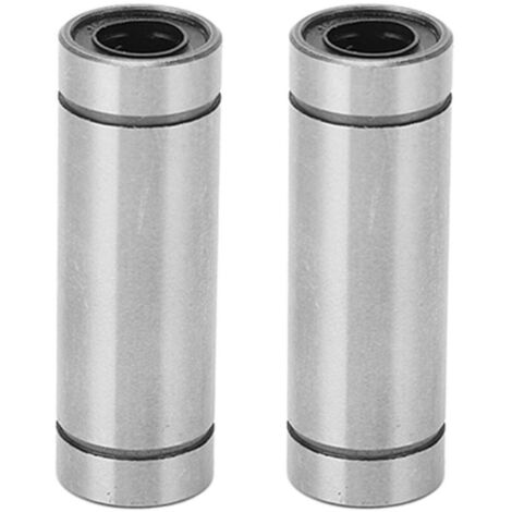 2 pièces Roulements à Billes linéaires, LM12LUU Longs roulements à Billes linéaires Diamètre intérieur 12 mm (1/5)