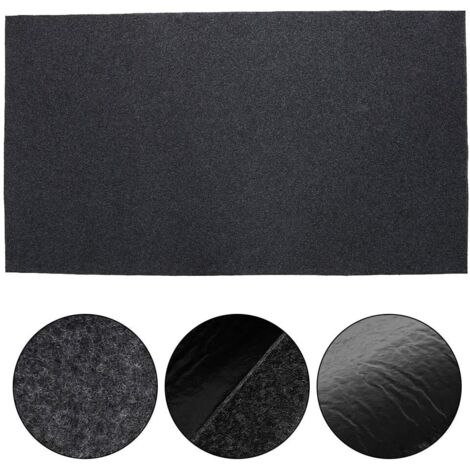 Tapis de barbecue résistant résistant à la chaleur résistant au feu pour barbecue au gaz et au gaz pour le jardin, idéal pour le camping, les fêtes dans la cour (75CM x 124CM)