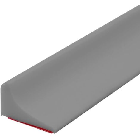Bande de rétention d'eau en silicone insonorisante pour sol de douche de 2 m (gris) (1/5)