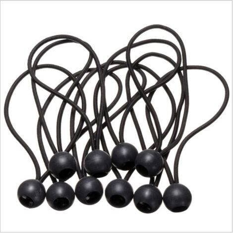 30pcs Tendeur Elastique, Tendeurs Elastique Caoutchouc avec Boule, pour Bâche,Pavillon,Tente,Rideaux,Grillage Jardin.Fixation de Bâche de Serre,Fixation de Bâche de Remorque. (1/5)