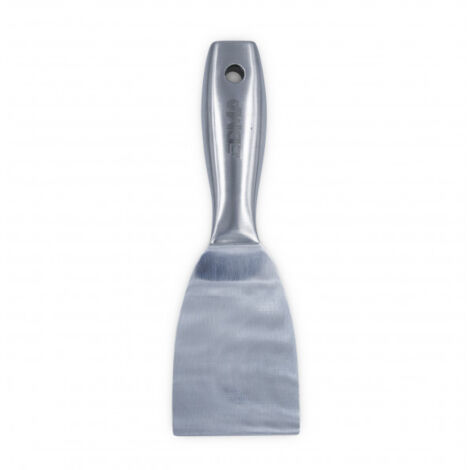 Couteau à enduire 8 cm lame rigide en acier inoxydable – Finition miroir pour coupe nette – Usage professionnel (1/4)