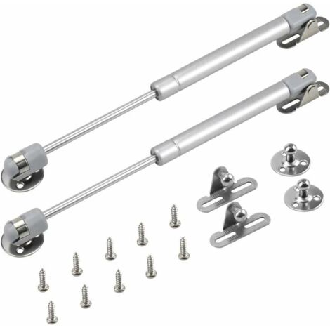 2 Pcs Verin Meuble Hydraulique Ressort Amortisseurs à Gaz d'origine porte Armoire de Cuisine Bras Pneumatique pour Levage de porte Armoire Meuble Cuisine Amortisseur Charniè (200N) (1/5)