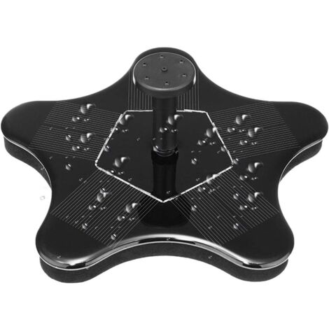 Vtizikl Fontaine Solaire Extérieur 1,4W, Fontaine Solaire pour Bassin avec Panneau Solaire, Fontaine À Eau Flottante Autoportante pour Bain D'oiseau, Jardin, Patio, Étang, Piscine, Extérieur (1/5)