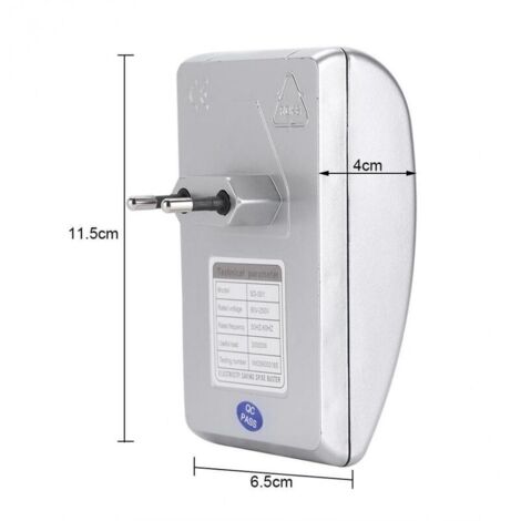 Économiseur d'énergie,Économiseur d'énergie d'économie d'énergie de boîte de l'électricité 90V-250V pour l'usine de bureaux à la maison (Stabiliser la tension,Equilibrer la source de courant)(UE) (1/5)