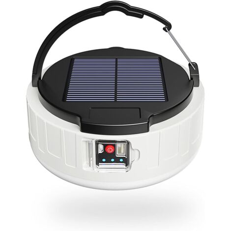 Lampe de secours portable étanche, lampe de travail solaire, adaptée à l'extérieur, au camping, à la randonnée, à l'urgence, à l'entretien automobile (1/5)