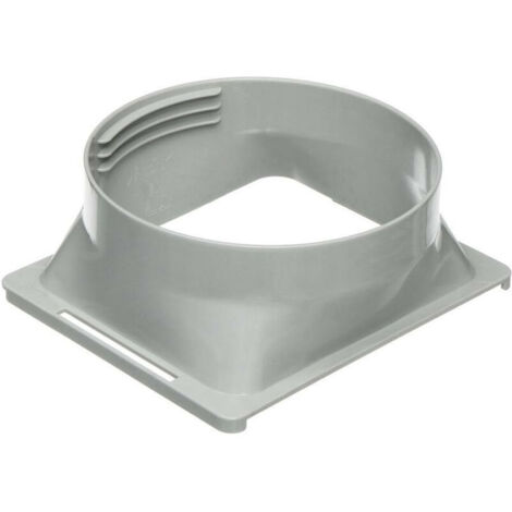 Raccord de tuyau d'échappement pour climatiseur mobile – Connecteur plat 150 mm – Empêche l'entrée nuisibles – Accessoire en plastique – Qersta