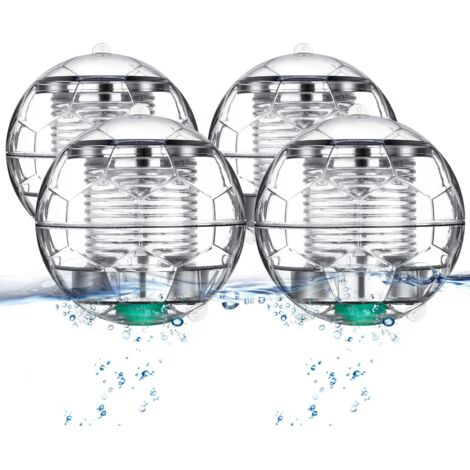 Lampe de piscine flottante solaire avec changement de couleur étanche pour piscine de jardin ABS, 4 pièces (1/5)