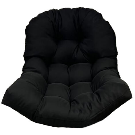 – Coussin de siège de chaise à bascule 80x120 cm – Tissu brossé et coton PP – Antidérapant et résistant – Pour chaises suspendues intérieures et extérieures (1/4)