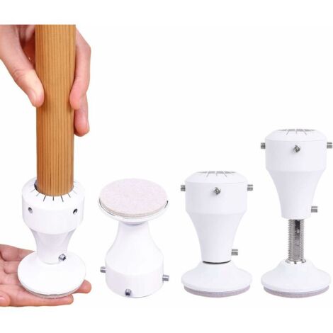 Rehausseurs de meubles réglables 7-10 cm – Design ergonomique – Ajustement 45° – Pour pieds de 3-4 cm – Supporte 20 000 lb – Qersta (1/5)
