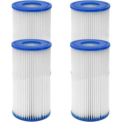AIDUCHO Cartouche de filtre de piscine pour Type A ou C pour piscines Hors Sol Intex 29000E/59900E, 4PCS