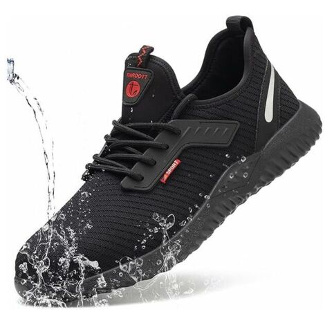 Chaussures de Sécurité,Unisexe Respirant Sécurité Imperméable Outillage Chaussures -43 (1/5)