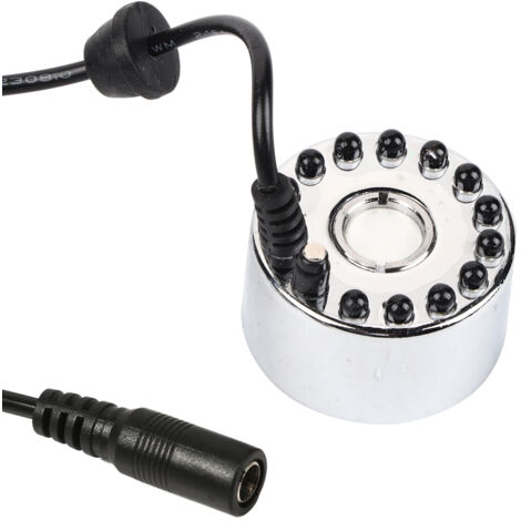 Brumisateur, changeant ultrasonique brumisateur Fontaine d'eau étang atomiseur humidificateur d'air 12 LED 24 V Couleur(Three-Color Gradient Atomizer+EU) brumisateur Ultrason LED brumisateur (1/5)