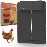 Porte de poulailler automatique Porte entièrement en aluminium Capteur de lumière pour poulailler Porte de poulailler Contrle de minuterie Porte de poulailler Porte de poulet automatique multi-modes
