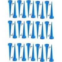 Lot de 30 flacons d'arrosage goutte à goutte – Vanne réglable pour débit 0 à 60s – Irrigation durable pour plantes d'intérieur et extérieur