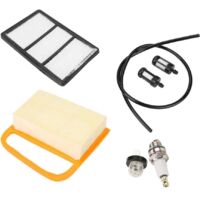 Filtre à air, Kit d'entretien Filtre à air Filtre à carburant Ampoule d'amorçage et prise pour scie à tronçonner Stihl TS410 TS420, assurance qualité, longue durée de vie