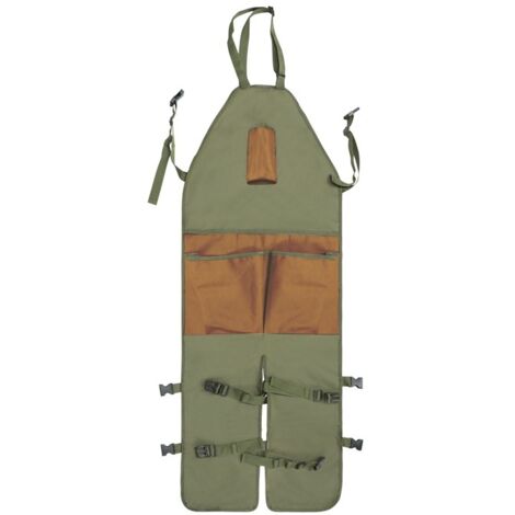 Tablier de jardin long en toile Oxford – Multi - poches – Coupe ajustée (1/3)