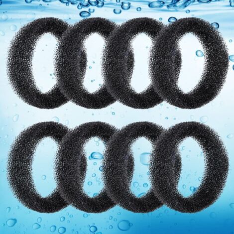 Filtre en Mousse d’Acier Inoxydable pour Fontaine à Eau Animale – Compatible 84 oz / 2,5 L – Éponge Noire (1/5)