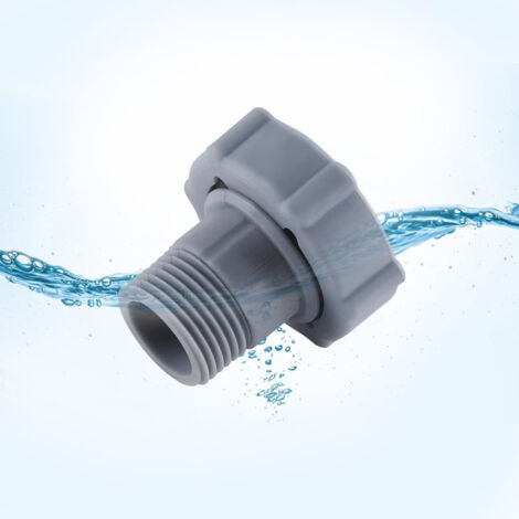 Raccord de Vidange pour Piscine P6A1420 – 1,5 Pouce – Compatible avec la Plupart des Piscines (1/4)