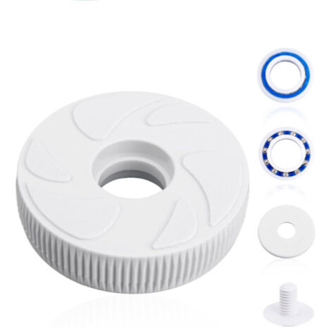 Kit Complet de Roulements et Rondelles pour Poulie Folle de Nettoyeur de Piscine – Inclut Roulement à Billes C60, Vis de Roue C55 et Rondelle C64 (1/5)