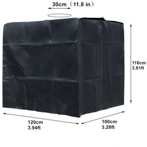 Housse de Protection Étanche et Anti-UV pour Réservoir IBC – en Toile Oxford 210D – Anti-Poussière (1/4)