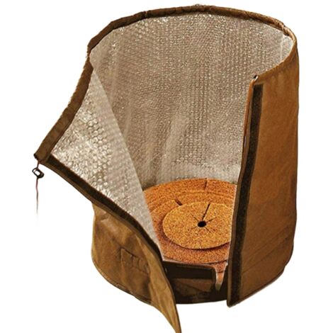 Housse de Protection Hiver pour Plantes - Tissu Coco 50x45 cm - Anti-Gel Extérieur (1/3)