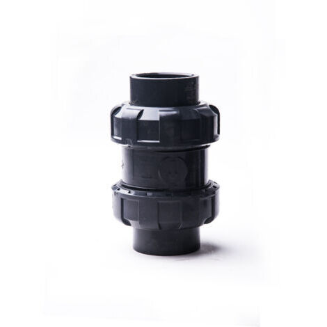 Válvula de retención de bola para piscina, válvula antirretorno, válvula antirreflujo de PVC, válvula antirretorno (diámetro interior 32 mm) (1/5)