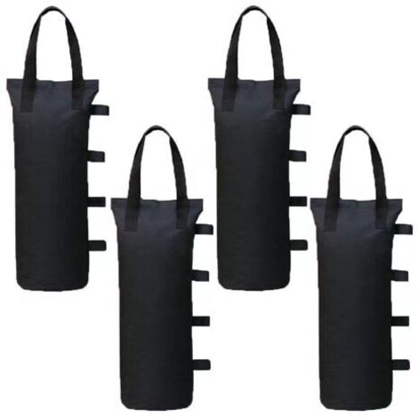 Saco de Arena, Juego de 4 Bolsas de Pesas, Bolsa de Arena, Bolsa de Pesas Oxford, Pesas para Cenador, Bolsas de Pesas para Toldo Plegable, Sombrilla, Cenador, Sombrillas, Toldos y Sombra (1/5)