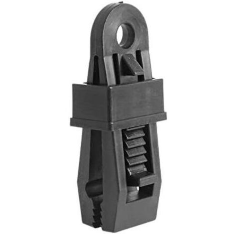 Paquete de 12 clips de fijación para toldos resistentes con sujeción fuerte, clip para toldo para tienda de campaña al aire libre para sujetar lona de toldo, parasol de coche, cubierta de pisci (1/5)