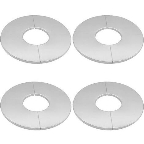 Pieza Grifo de ducha Rosetón Grifo Rosetón Ducha Rosetón Cubierta de tubo de acero inoxidable Cubierta de tubo de radiador para grifos Mangueras Tubos de radiador (51 mm)