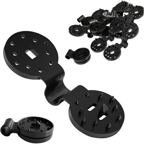 Clips de plástico para red de sombra, 50 unidades, clip de red para sombra para valla, pantalla de privacidad, tela cortavientos, clip de fijación especial (1/5)