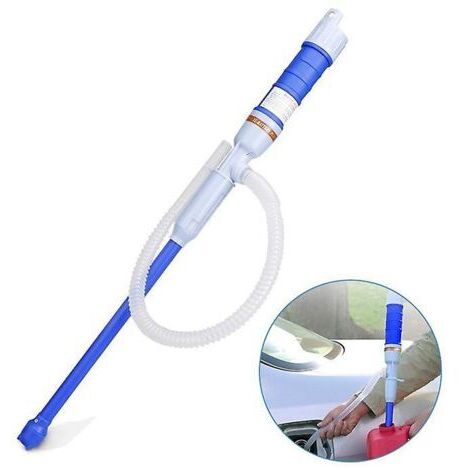 Bomba de transferencia de aceite líquido Bomba de agua Bomba eléctrica para exteriores para vehículo Bomba de succión de gas combustible Aceite de transferencia de líquido Azul (1/4)