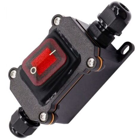 Interruptor impermeable IP67 12V DC 20A Interruptor impermeable de gran intensidad (1/4)