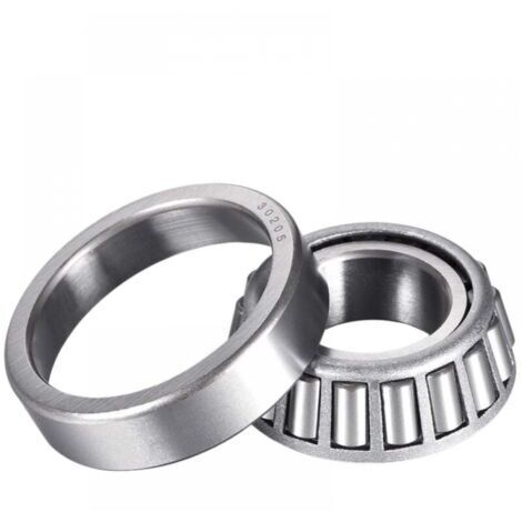 Rodamiento de rodillos cónicos 30205, cono con copa, 25 mm de diámetro interior, 52 mm de diámetro exterior, 16,25 mm de espesor, rodamiento de rueda (1/3)