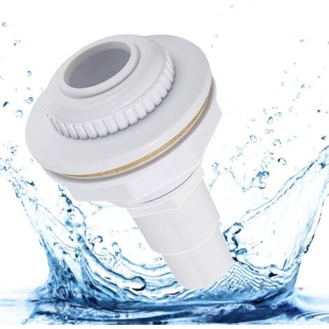 Boquilla de entrada de piscina, boquilla de entrada de 38/32 mm, adecuada para boquillas de entrada de piscina estándar, cabezal de boquilla ajustable