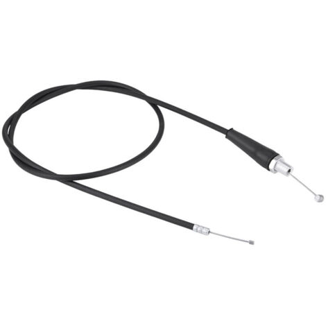 Ligne de cble d'accélérateur de moto à tête droite de 110 cm M10 pour Motocross de vélo de piste de moteur de saleté de fosse (1/5)