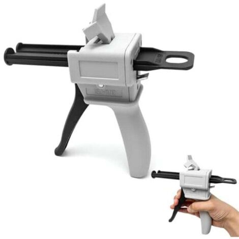 Pistola de pegamento epoxi de 50 ml - Aplicación de adhesivo - Talleres/Cocinas - Relación 1:1/2:1, Dispensador - Artesanos y cocineros (1/4)