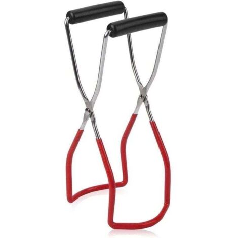 Pinzas para levantar tarros de conserva, con mango flexible y antideslizante para tarros de mermelada y botellas (1/4)