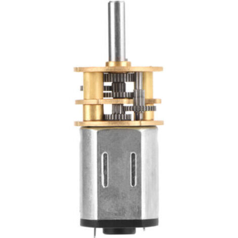 Moteur à engrenages électrique DC6 V/12 V GA13N20 pour modèle de voiture/robot/bricolage (12 V 60 tr/min)