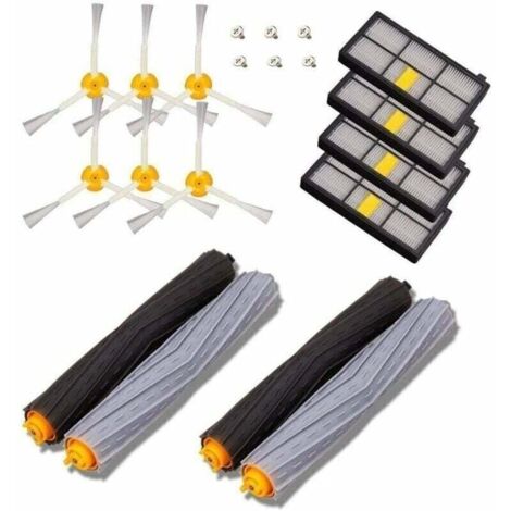 Kit de repuesto de cepillos compatibles con iRobot Roomba series 800, 860, 870, 880, 890 y 900, 960 y 980 (paquete de 14) (1/4)