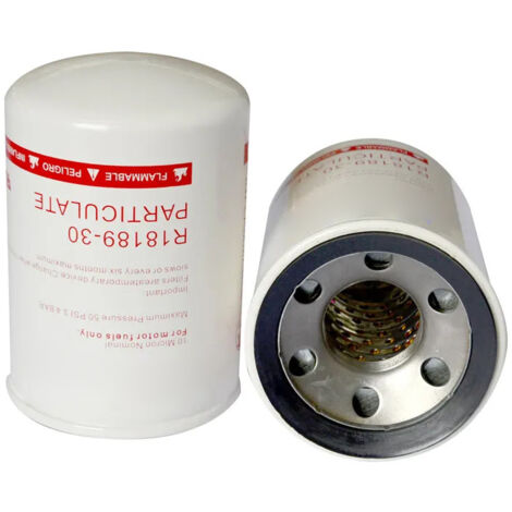 Filtre à carburant R18189-30, élément filtrant en papier, filetage NPT 1", 30 µm (1/4)