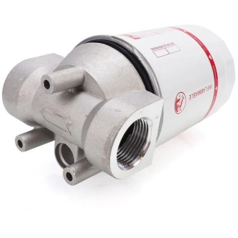 Filtre à carburant R18189-30, filetage NPT 1", 30 µm, adapté aux pompes à carburant mobiles et stationnaires. (1/4)