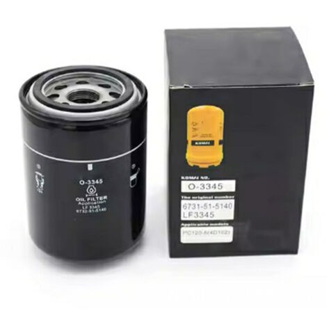 Élément filtrant à huile pour excavatrice 6732-51-5142 6732515142 B7420 84422 (1/4)